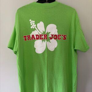 Trader Joe's HIbiscus Print T-Shirt
